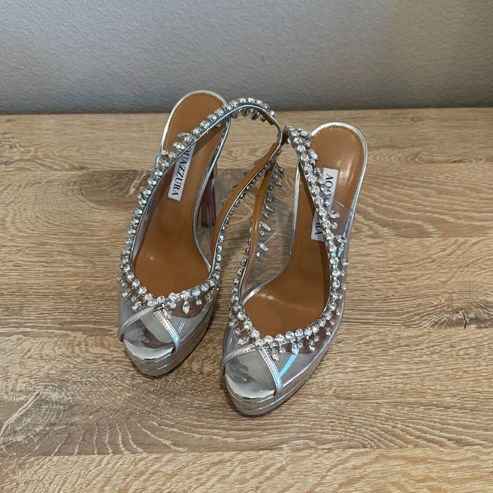 Aquazzura Sparkle Platforms